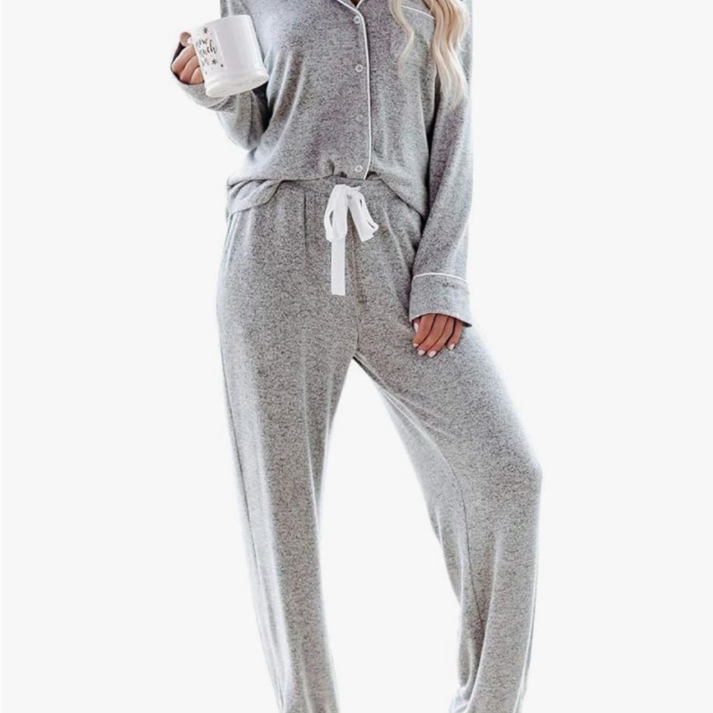 Women's Gray Pajama Set